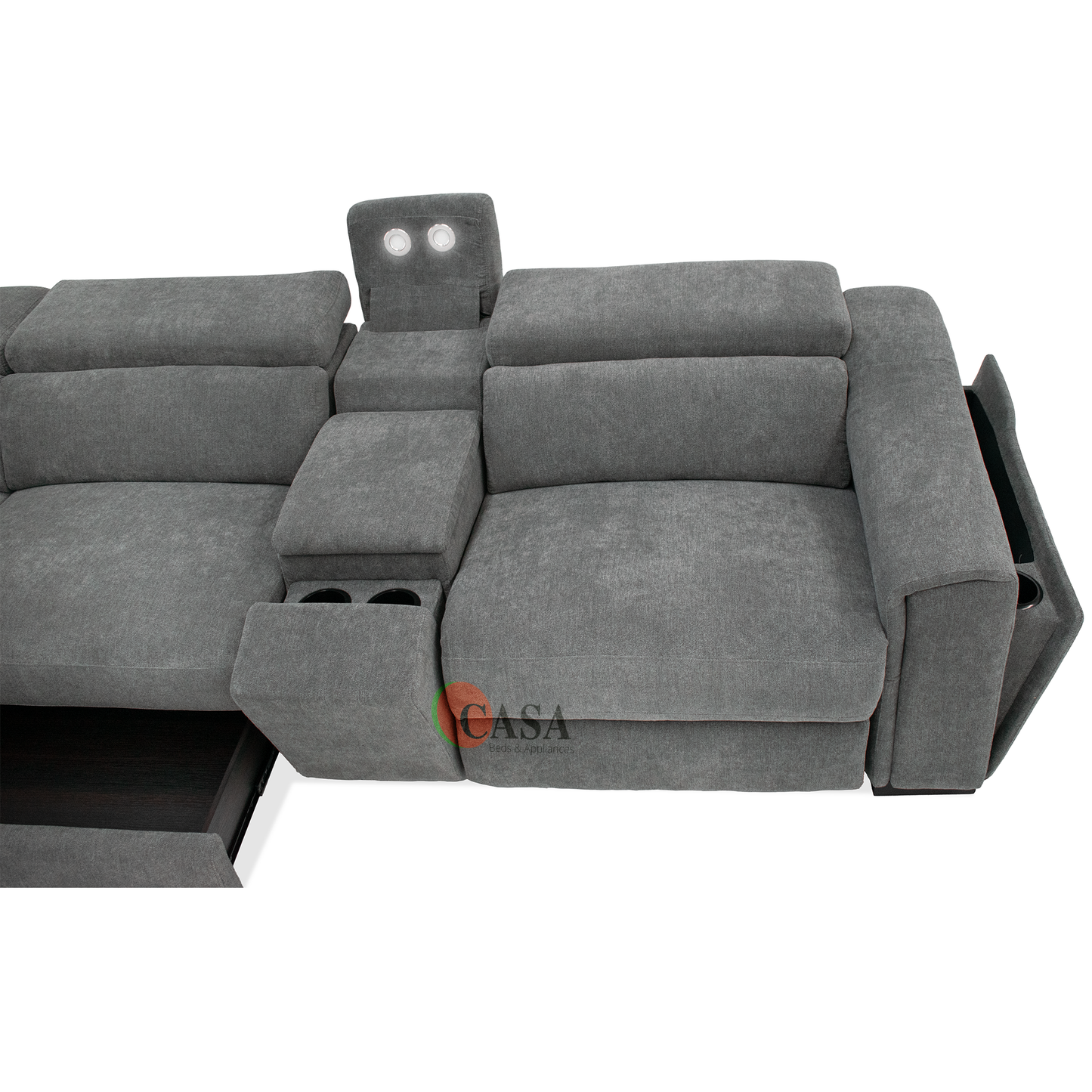 Lima Corner Electric Recliner Lounge Suite
