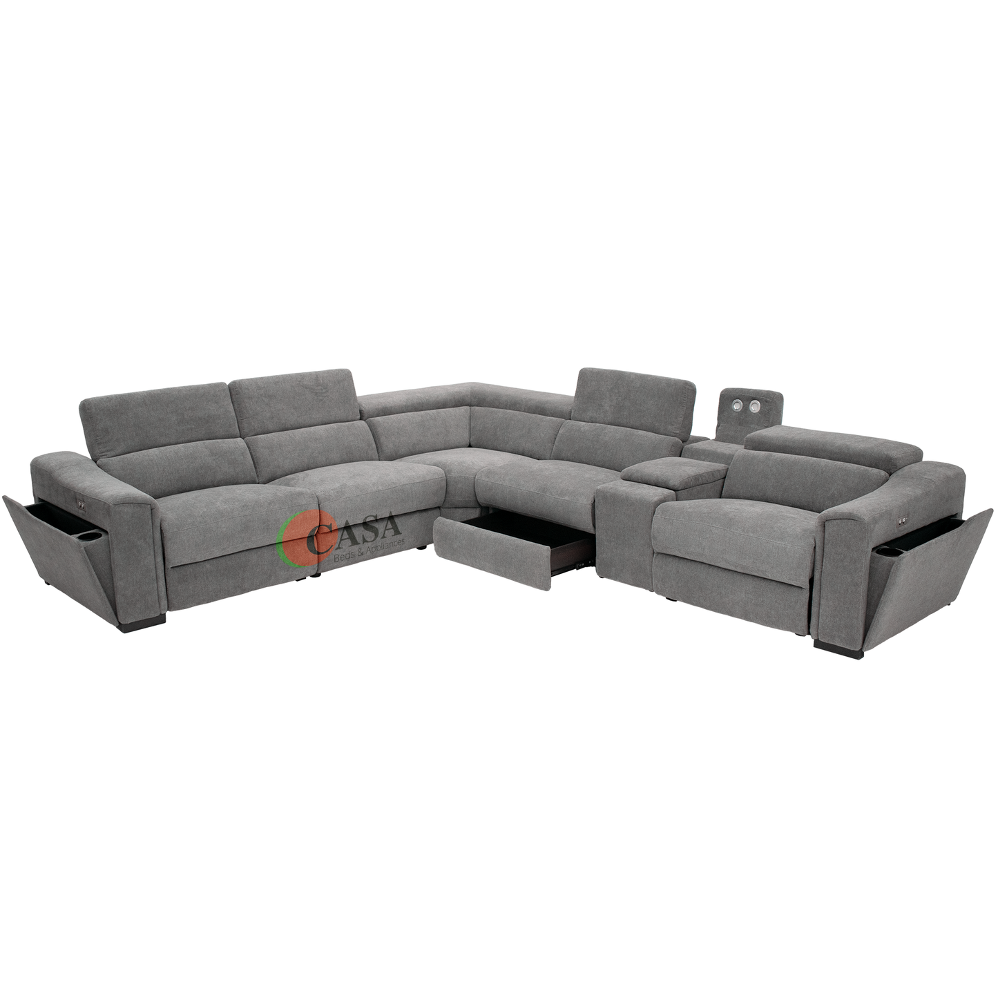 Lima Corner Electric Recliner Lounge Suite
