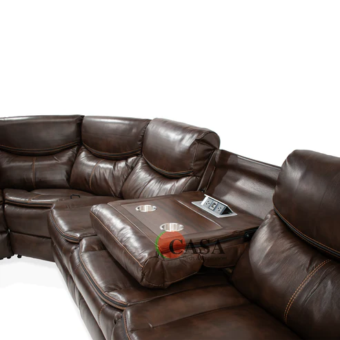 Geneva Corner Recliner Lounge Suite - Image 3